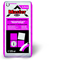 Штукатурка декоративная Мастер Короед (белая) 2,5 мм, 25 кг цена купить в Киеве